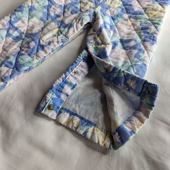 Vintage Floral Baby One Piece Quilted Jumper - Picture 7 of 9